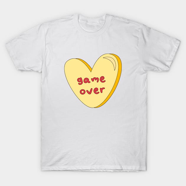 Game Over T-Shirt by RainbowAndJackson